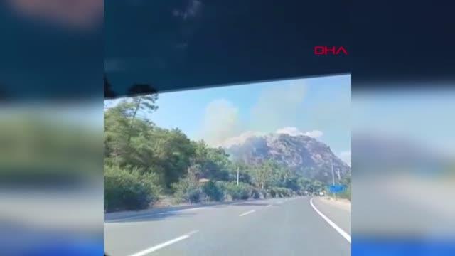 Muğla gündem haberi... MARMARİS'TE ORMAN YANGINI