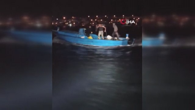 Denizde uzun süren kovalamacanın ardından midye avcıları yakayı ele verdi