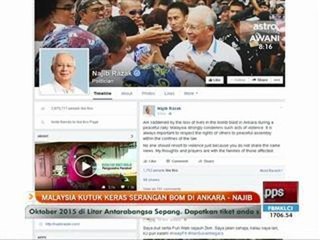 Malaysia kutuk keras serangan bom di Ankara - Najib