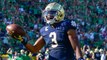 Notre Dame WR Avery Davis Tears ACL