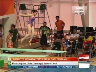 Skuad terjun gagal cipta impak hari pertama