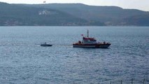 Çanakkale haber | Çanakkale açıklarında sürüklenen tekne kurtarıldı