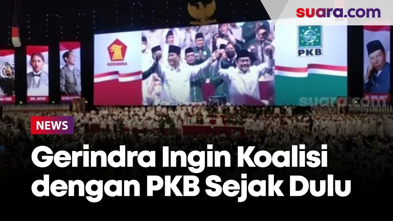 Di Depan Cak Imin dan Kader PKB, Prabowo: Dari Dulu Kami Ingin Koalisi Sama Antum