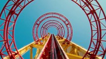 Hollywood Rip Ride Rockit Roller Coaster (Universal Studios Florida Theme Park - Orlando, FL) - Roller Coaster POV Video - Front Row