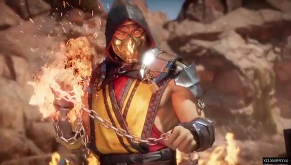 Mortal Kombat 11 - Scorpion Vs. Johnny Cage (VERY HARD)