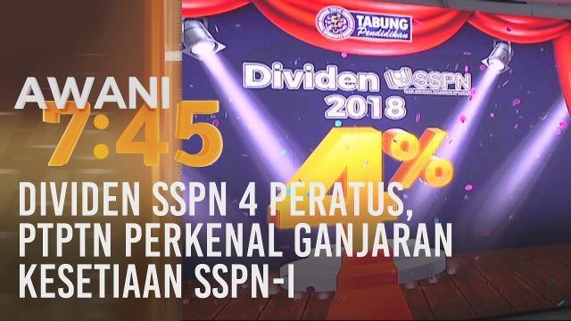 Dividen SSPN 4 peratus, PTPTN perkenal ganjaran kesetiaan SSPN-i