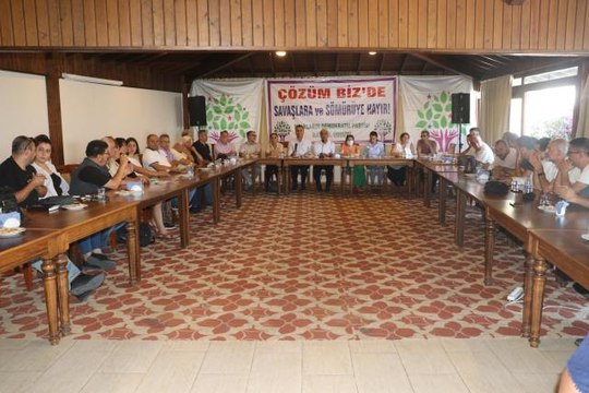 Hatay haber | HDP Eş Genel Başkanı Mithat Sancar, Hatay'da konuştu