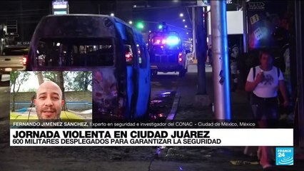 Fernando Jiménez: En México "seguimos teniendo un problema serio de criminalidad organizada"