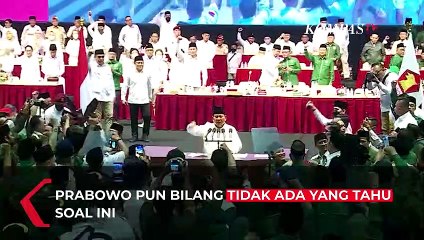 Di Hadapan Ribuan Kader, Prabowo Ngaku Pernah Jadi Tukang Pijat Gusdur: Nah, Kalian Tidak Tahu kan!