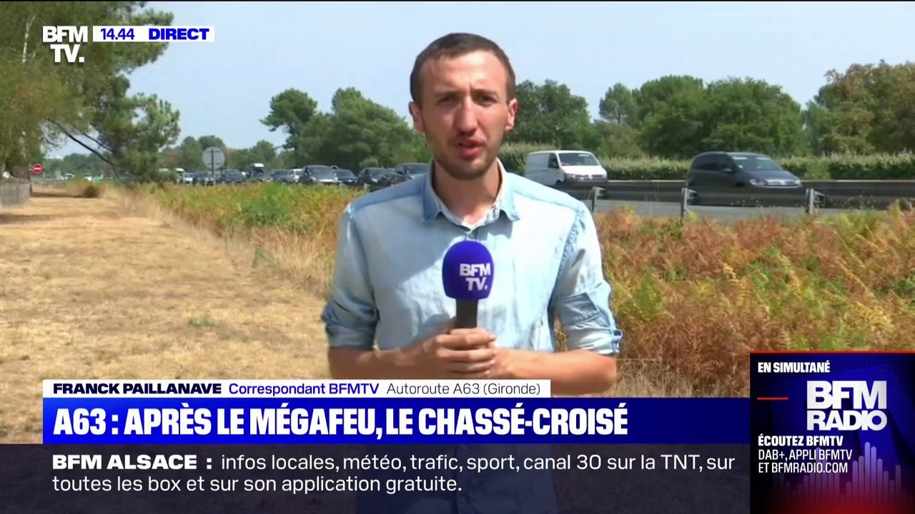 Après une fermeture due aux incendies, l'autoroute A63 rouvre pour le chassé-croisé du 15 août