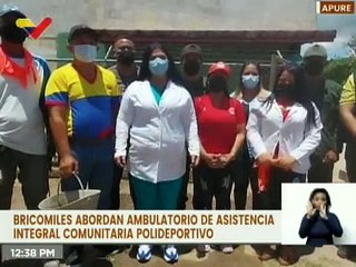 Bricomiles rehabilitan Consultorio Popular tipo II "Rómulo Gallego" del ASIC Polideportivo en Apure