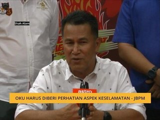 OKU harus diberi perhatian aspek keselamatan JBPM