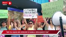 İstanbul Kadıköy'de kadın cinayeti eylemi