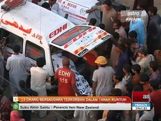 13 orang bersaudara terkorban dalam tanah runtuh