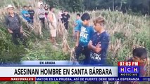 Desconocidos asesinan a una persona en La Arada Santa Bárbara