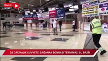 Bilecik Bozüyük ilçe terminalini su bastı