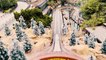 Timber Mountain Flume Ride (Knott's Berry Farm Theme Park - Buena Park, California) - Log Flume POV Video - Front Row