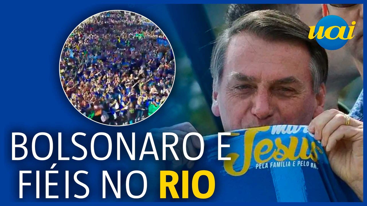 Bolsonaro participa de Marcha para Jesus no RJ