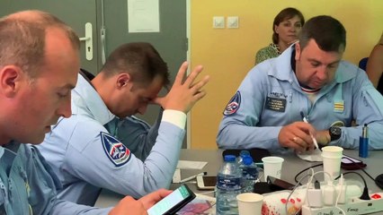 La Patrouille de France à l'entraînement sur la base aéronavale d’Hyères