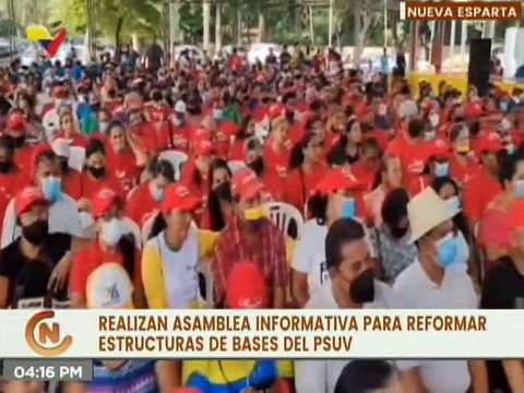 Activada primera asamblea informativa del PSUV para reformar su estructura de base en Nueva Esparta
