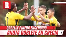 Orbelín Pineda anota doblete en partido de preparación del AEK Atenas