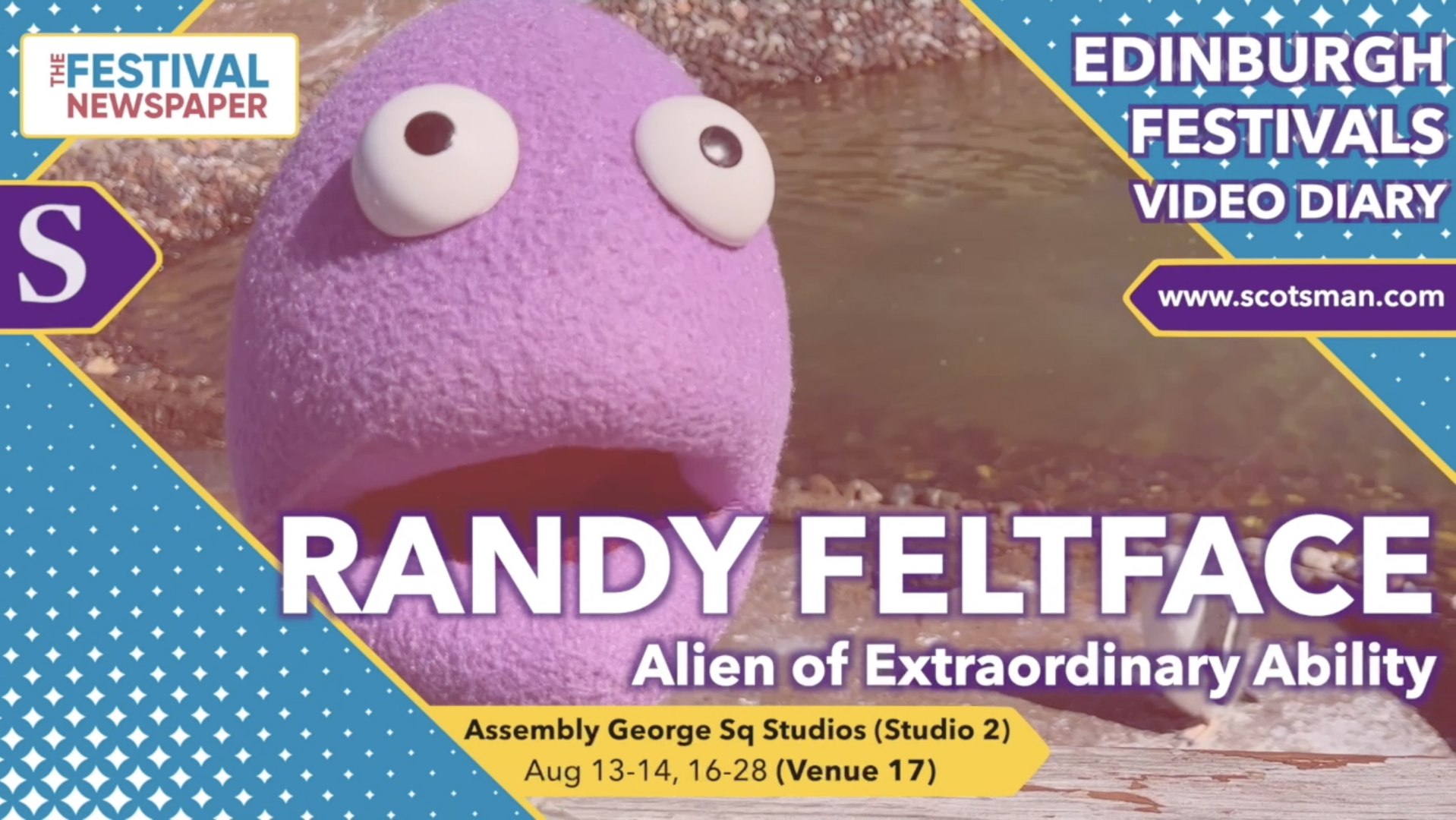 ⁣Edinburgh Fringe Festival 2022: Randy Feltface meets the giraffes at Edinburgh Zoo
