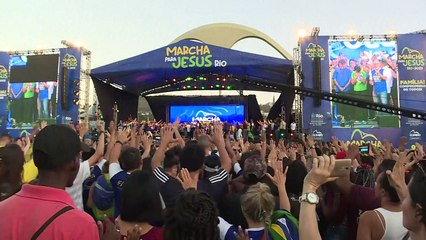 Bolsonaro na 'marcha para Jesus'