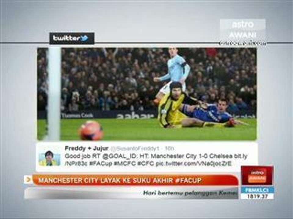 Manchester City layak ke suku akhir #FACUP