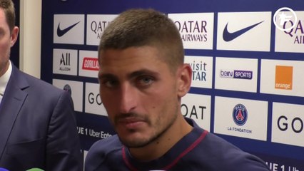 Marco Verratti se réjouit après le récital parisien