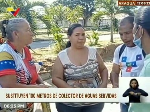 100 metros de colectores de aguas servidas sustituidas por MinAguas y la VenApp en Aragua