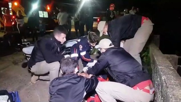 Motociclista sofre fratura na perna em acidente de trânsito na Rua Vitória