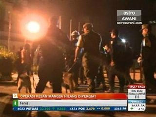 Operasi kesan mangsa hilang tanah runtuh dipergiat