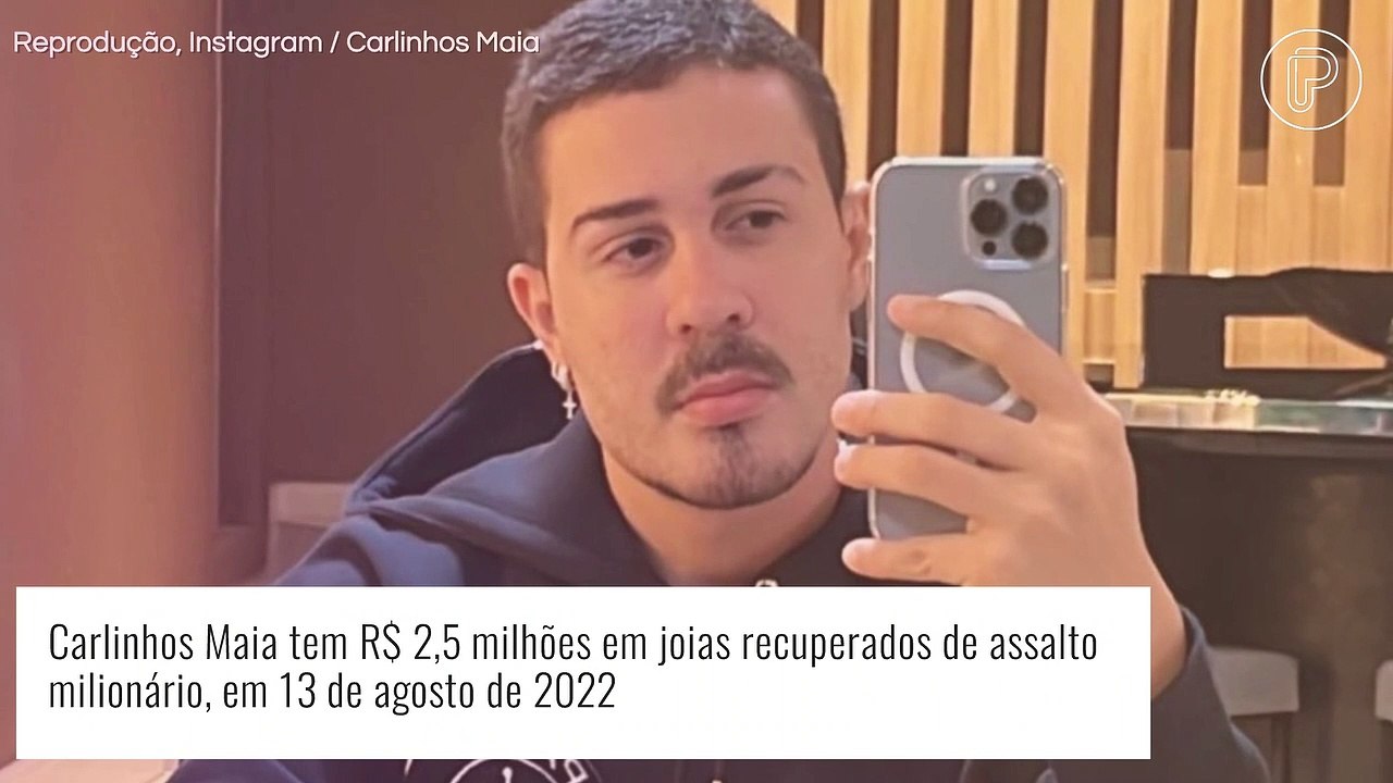 Carlinhos Maia tem R$ 2,5 milhões em relógios e joias recuperados após assalto milionário