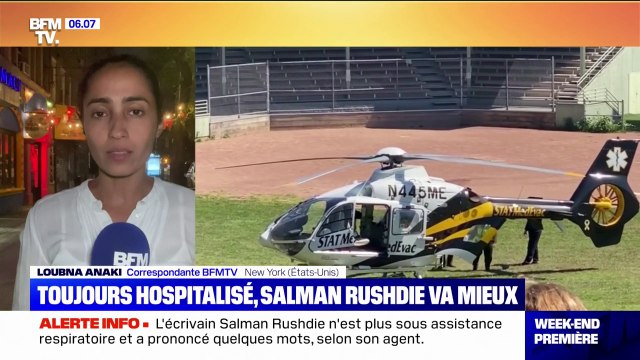 Toujours hospitalisé, Salman Rushdie n'est plus sous assistance respiratoire et va mieux