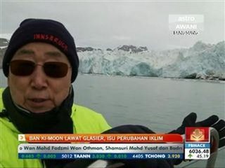 Ban Ki-Moon lawat glasier, isu perubahan iklim