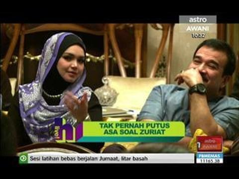 Tak pernah putus asa soal zuriat- Datuk Siti Nurhaliza