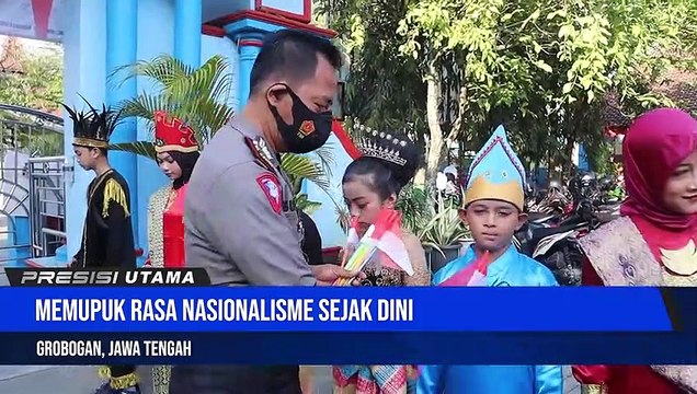 Kepolisian Resor Grobogan Satlantas Menggelar Nonton Bareng (Nobar) Bersama Para Pelajar SD di SDN Negeri 4 Purwodadi