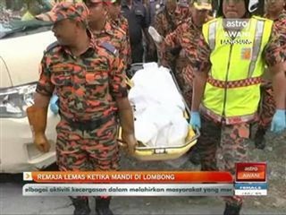 Remaja lemas ketika mandi di lombong