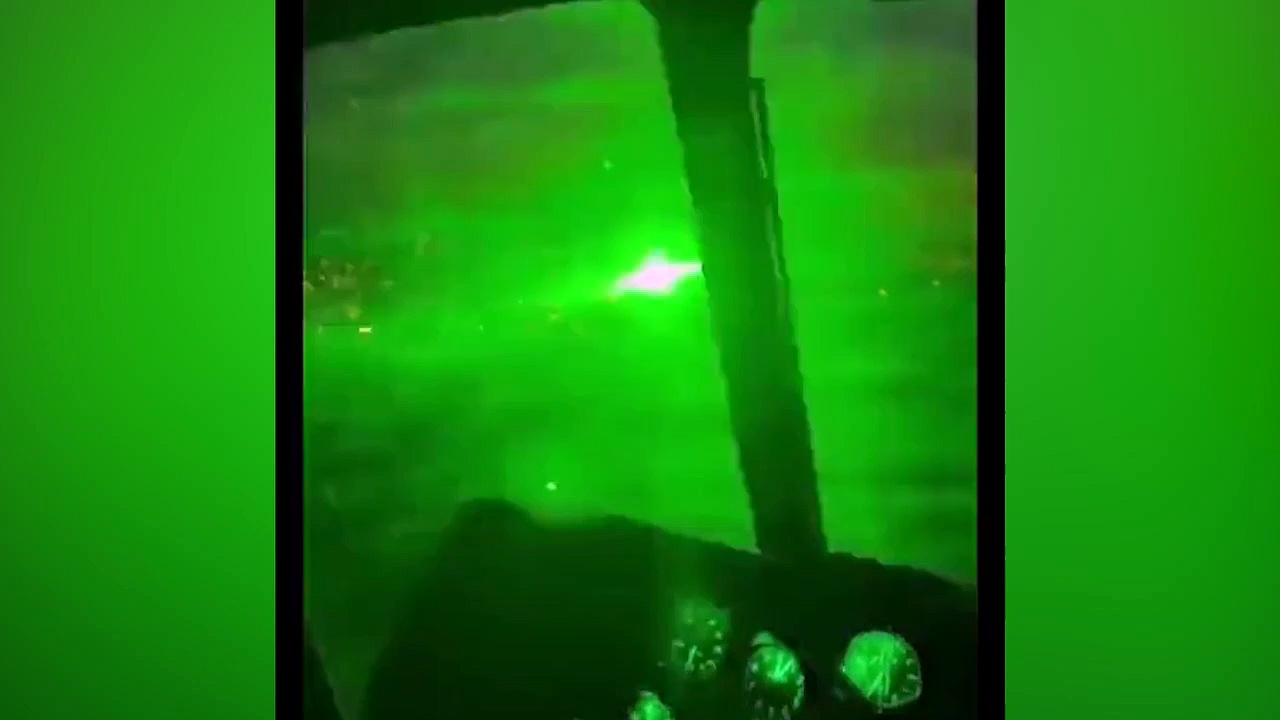 Bodrum'da yangın söndürme helikopterine lazer tuttular