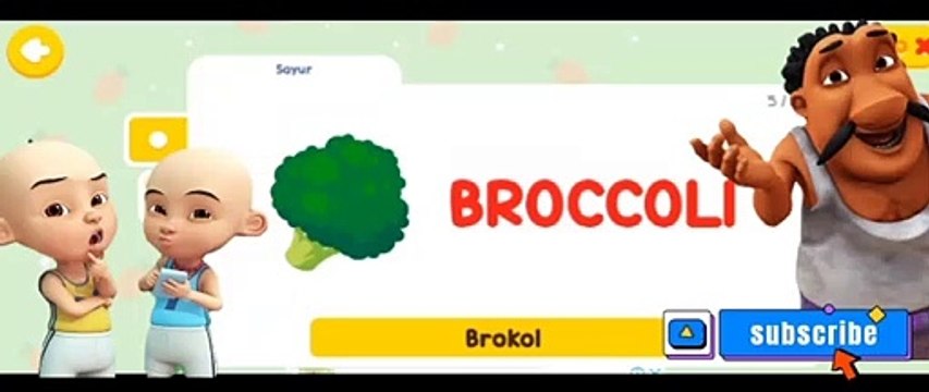 Belaja nama-nama sayur dalam bahasa inggris,