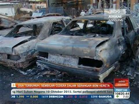 Dua terbunuh, 9 cedera dalam serangan bom kereta