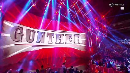 Gunther Badass Entrance as Intercontinental Champion: WWE SmackDown, Aug. 12, 2022