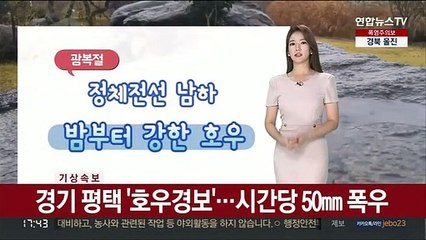 [날씨] 내일 낮까지 강한 소나기…밤부터 정체전선 영향 호우