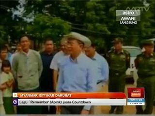 Myanmar mengisytiharkan darurat