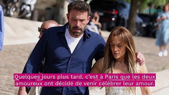 Ben Affleck “effrayé” durant sa lune de miel à Paris avec Jennifer Lopez