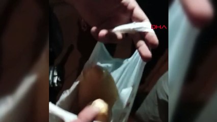 Esenler'de ekmeğin içinden uyuşturucu çıktı