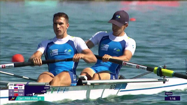 2022 European Rowing Championships - Munich, Germany - Lightweight Men's Pair (LM2-) A-final