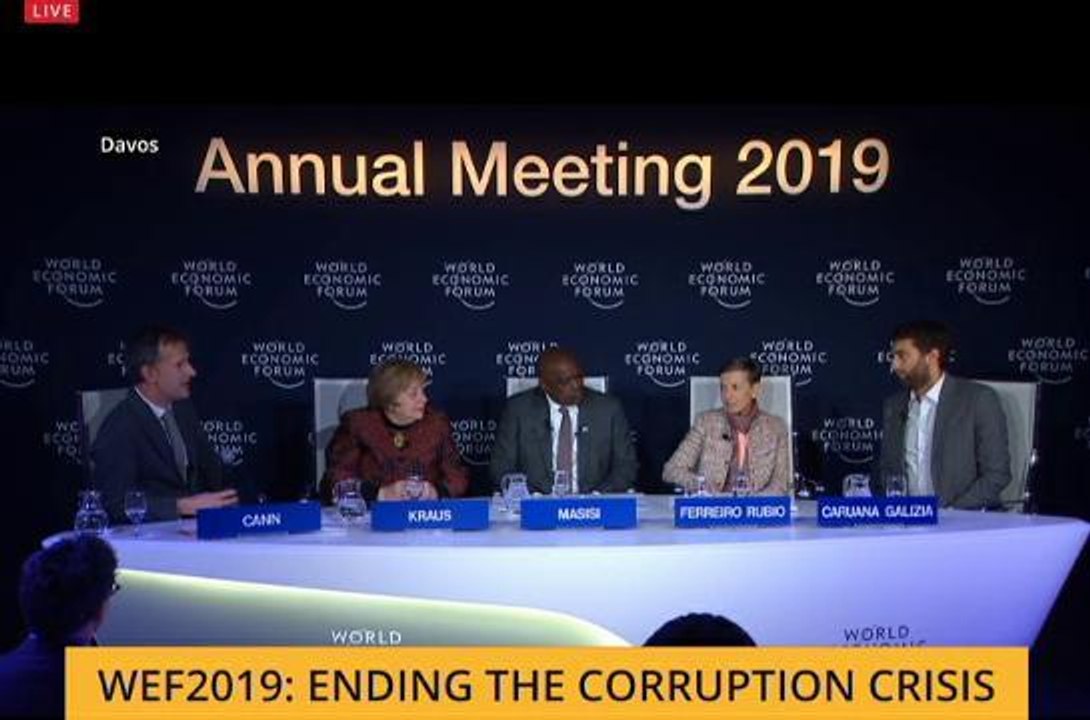 WEF2019: Ending The Corruption Crisis