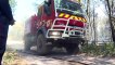 Incendie à Brocéliande: les pompiers à pied d'œuvre dans la forêt de Paimpont