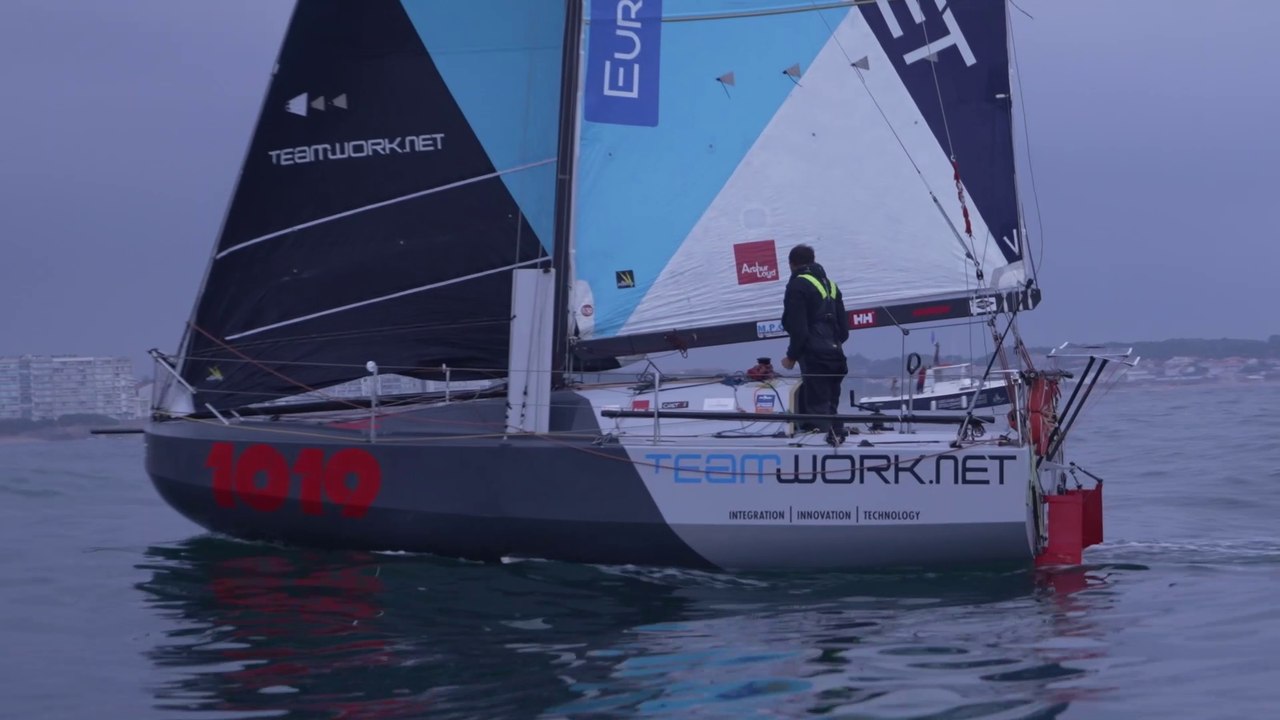 Les SAbles les Açores les Sables : Arrivée Pierre Le Roy / 1019 - TEAMWORK 1ER PROTO